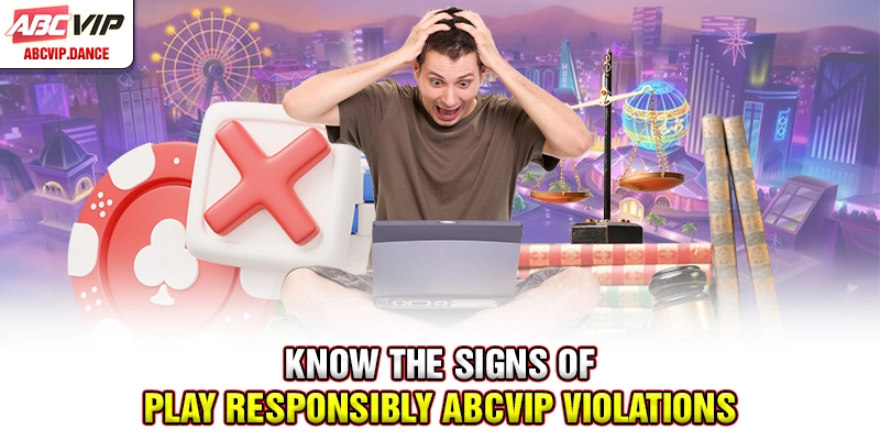 Know the signs of play responsibly ABCVIP violations Know the signs of play responsibly ABCVIP violations