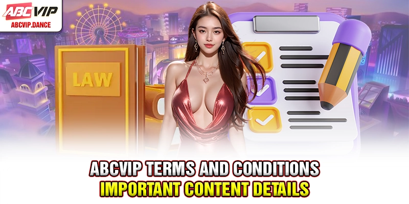 ABCVIP Terms And Conditions - Important Content Details